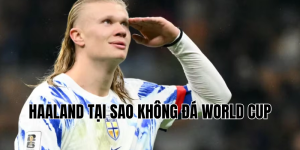 haaland tại sao không đá world cup