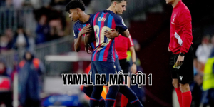 yamal ra mắt đội 1